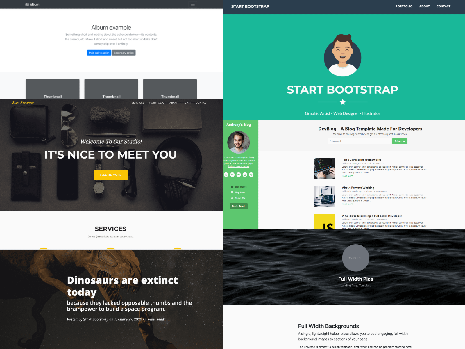 Site antes da otimização